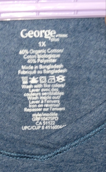1x Warm& Cozy long PJ shirt / Walmart - Picture 4 of 4